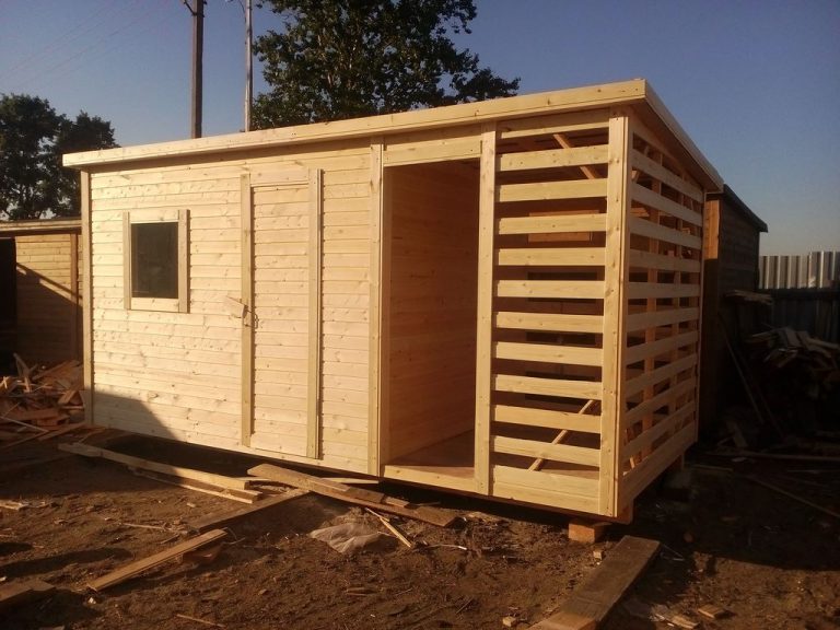 Бытовка с дровником — изображение 1
